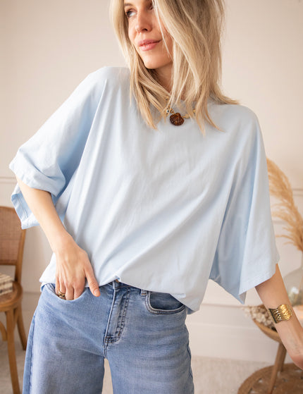 Butterfly Base Sky Blue - T-Shirt