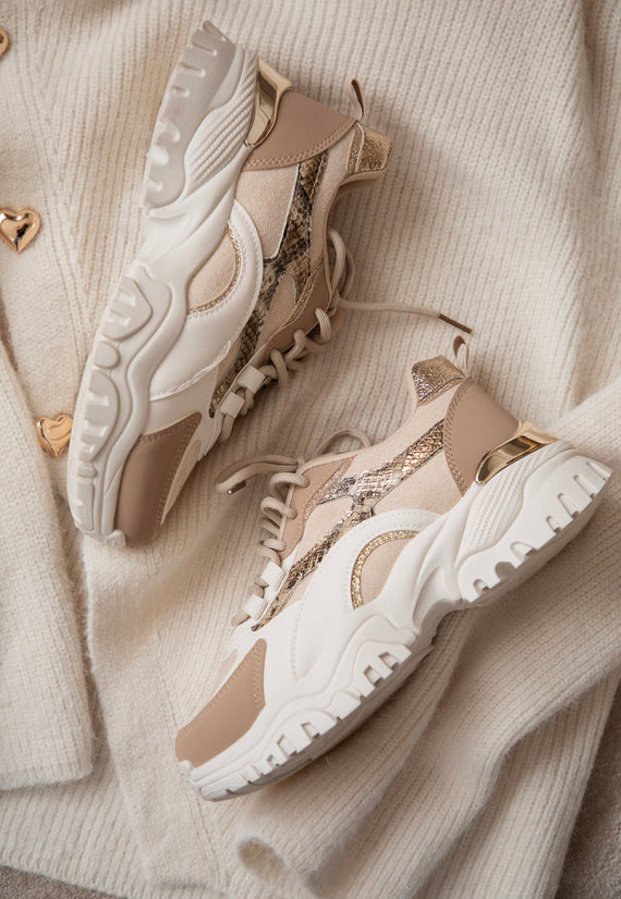 Cobra Class Beige/Taupe - Sneakers