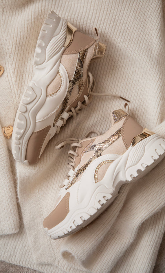 Sneaker - Cobra Class - Beige/Taupe