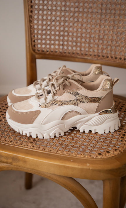 Cobra Class Beige/Taupe - Sneakers