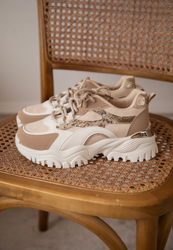 Cobra Class Beige/Taupe - Sneakers
