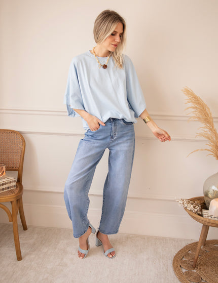 Butterfly Base Sky Blue - T-Shirt