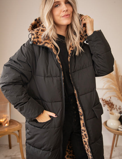 The Reversible Wild Black - Coat