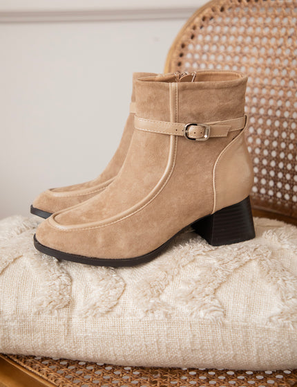 Carina Suede Beige - Boots