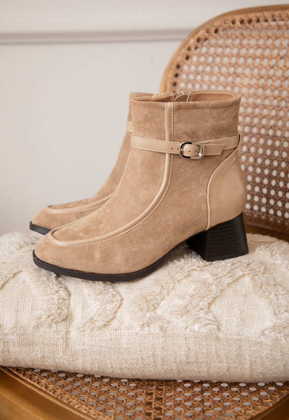 Carina Suede Beige - Boots