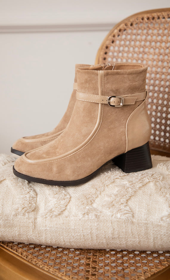 Carina Suede Beige - Boots