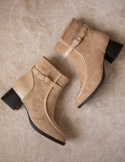 Carina Suede Beige - Boots