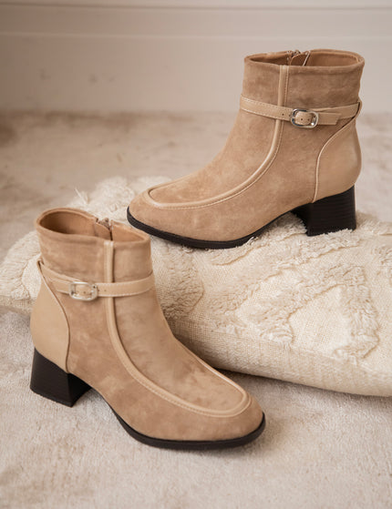 Carina Suede Beige - Boots