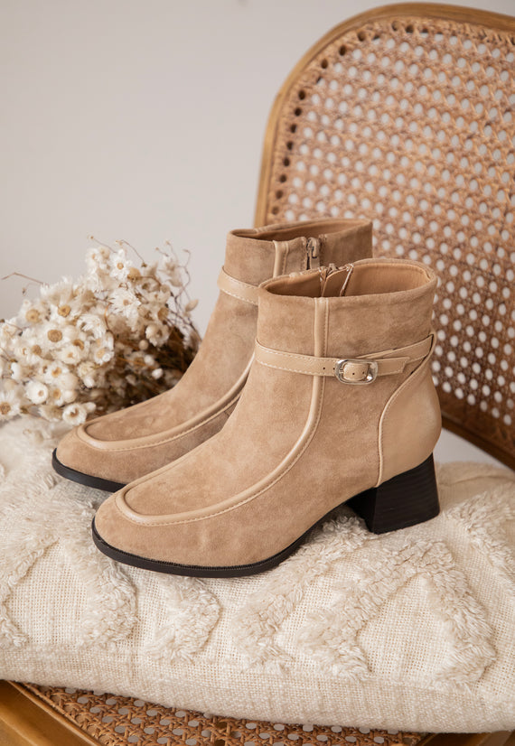 Carina Suede Beige - Boots
