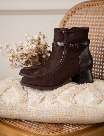 Carina Suede Choco - Boots