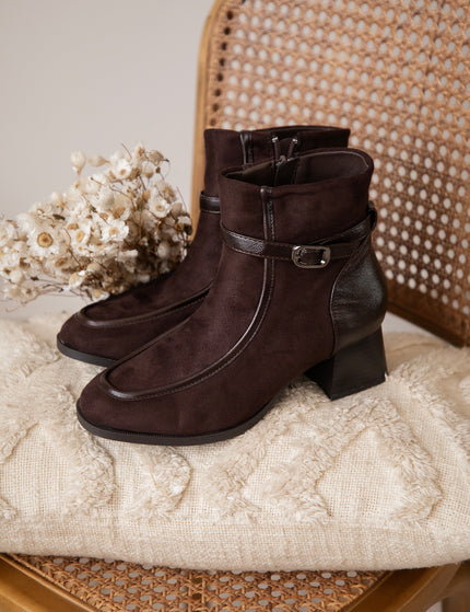 Carina Suede Choco - Boots