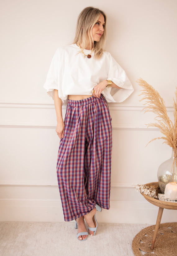 Candy Check Pink - Pants