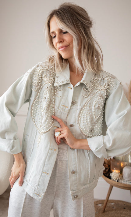 Louise Pearl Light Blue - Jacket