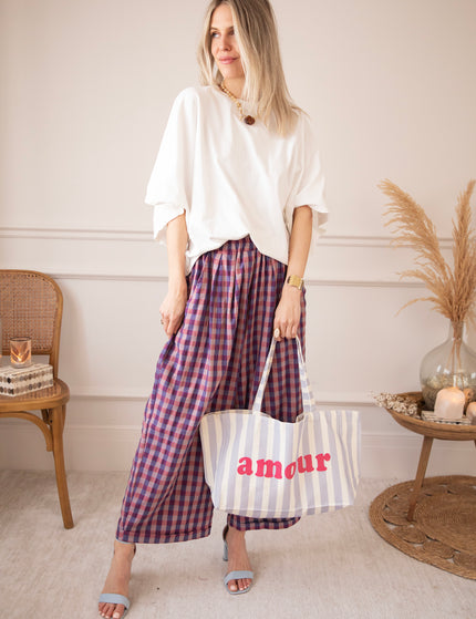 Love Is Sweet Lila - Canvas Bag