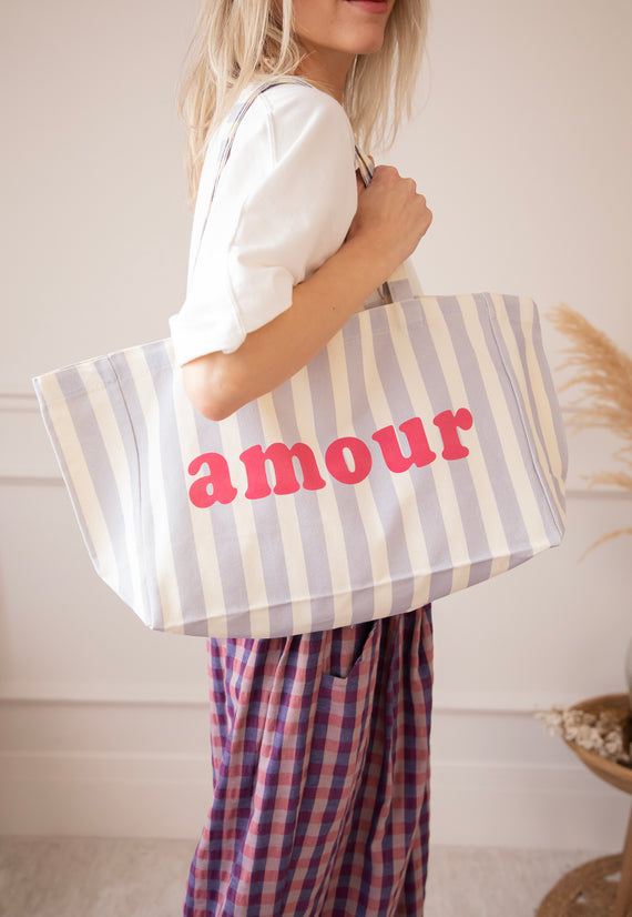 Love Is Sweet Lila - Canvas Bag