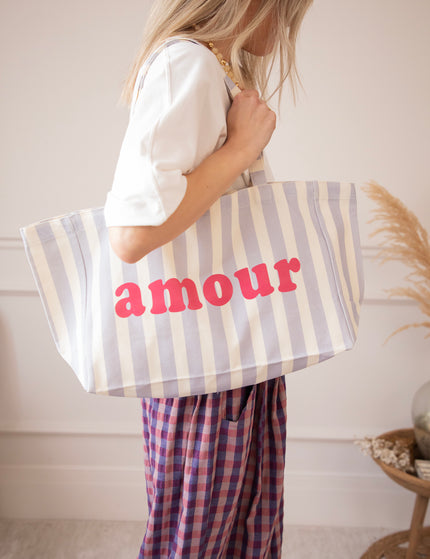 Love Is Sweet Lila - Canvas Bag