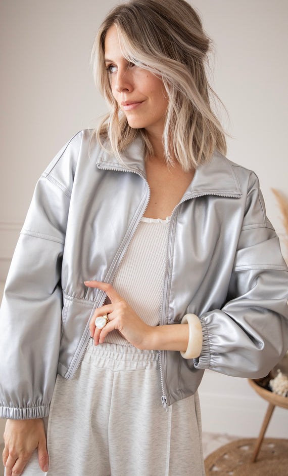 Love Leather Silver - Jacket