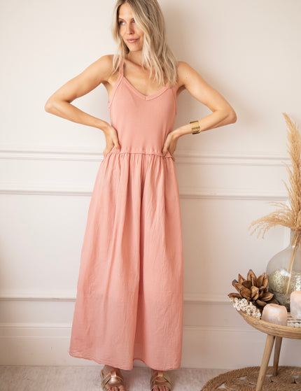 Soraya Strap Powder Pink - Maxi Jurk