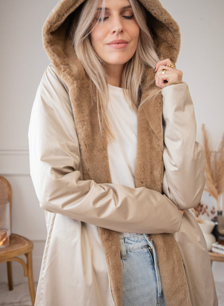 Jacke - That Fur Glow - Gold