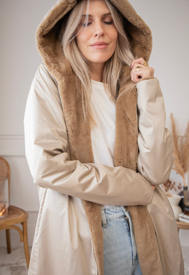 Jacke - That Fur Glow - Gold