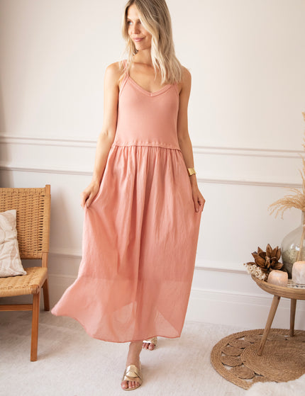Soraya Strap Powder Pink - Maxi Jurk