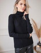 Maxime Turtle Neck Black - Sweater