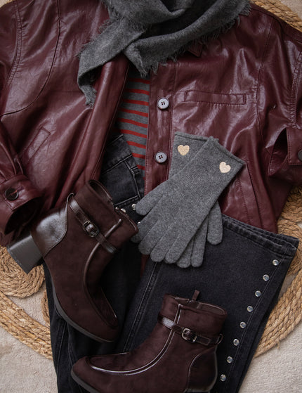 Carina Suede Choco - Boots