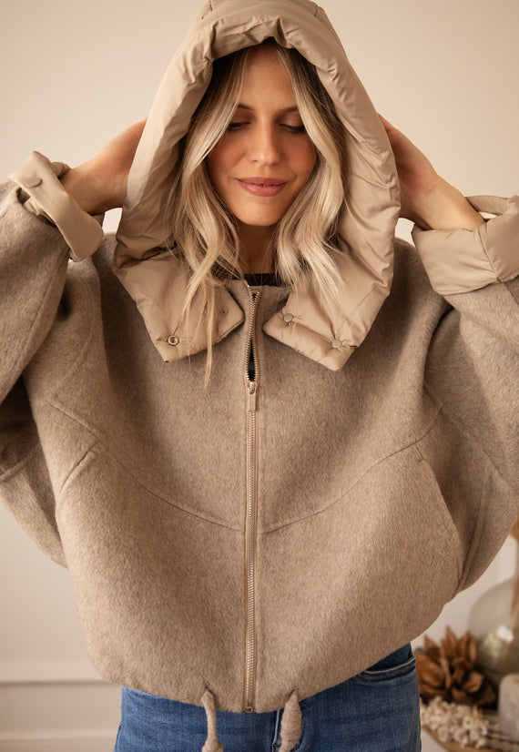 Mara Mood Mix Taupe - Jacket