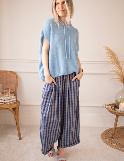 Sleeveless Ease Blue - Sweater