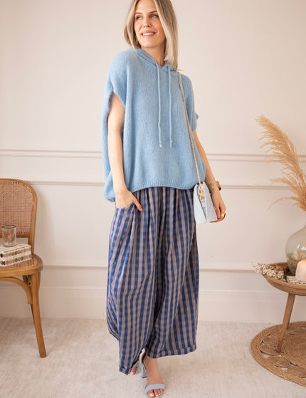 Sleeveless Ease Blue - Sweater