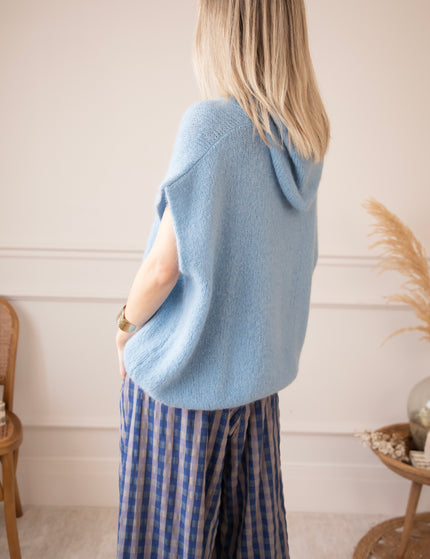 Sleeveless Ease Blue - Sweater