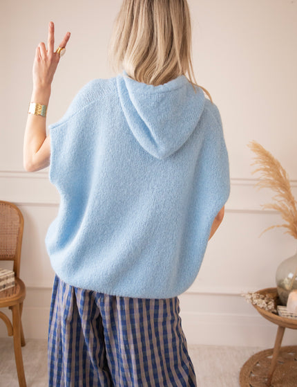 Sleeveless Ease Blue - Sweater