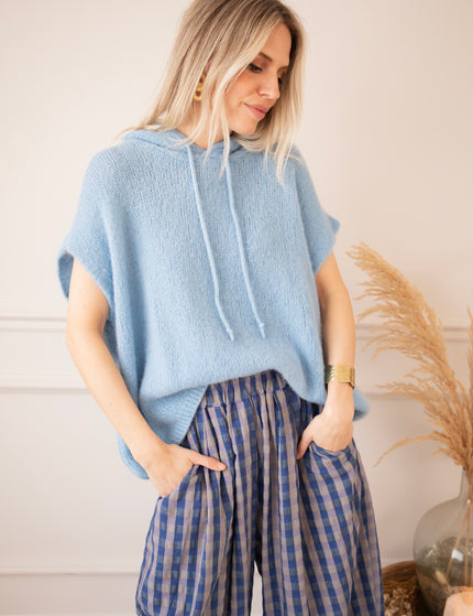 Sleeveless Ease Blue - Sweater