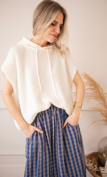 Pullover - Sleeveless Ease - Beige