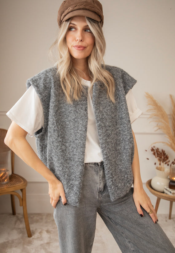 Misty  Grey - Vest/Jacket