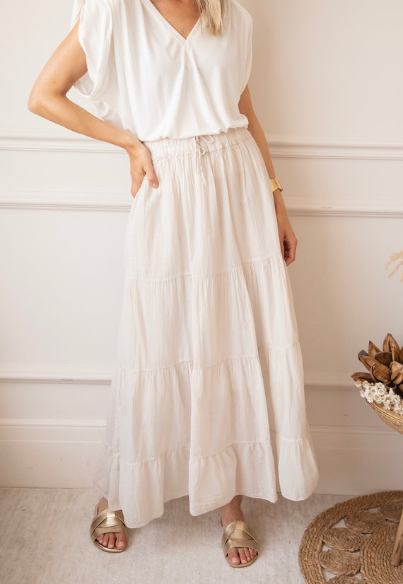 Soraya Café Au Lait - Maxi Rok