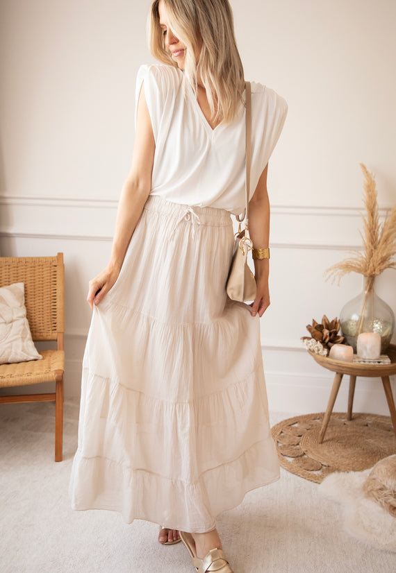 Soraya Café Au Lait - Maxi Rok
