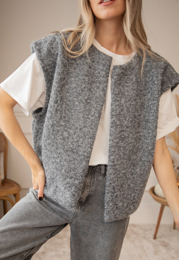 Misty  Grey - Vest/Jacket