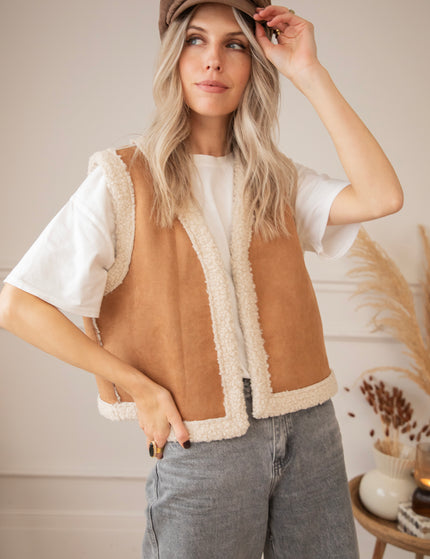 Toya Teddy Camel - Jacket/vest