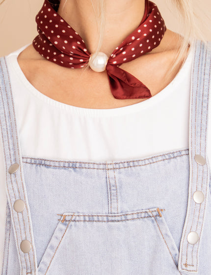 Halstuch - Pearly Points - Bordeaux