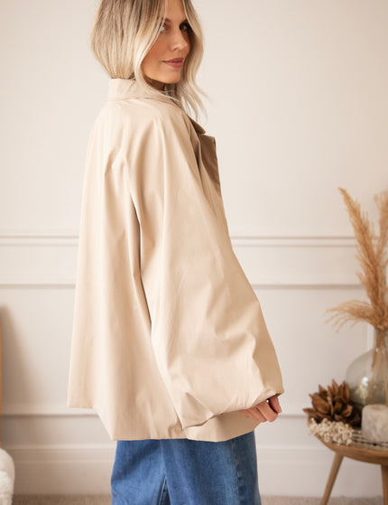 Tie The Trench Soft Taupe - Jacket
