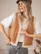 Toya Teddy Camel - Jacket/vest