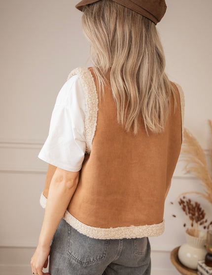 Toya Teddy Camel - Jacket/vest