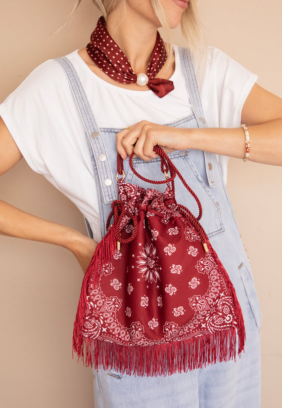 Bandana Bag Bordeaux - Handbag