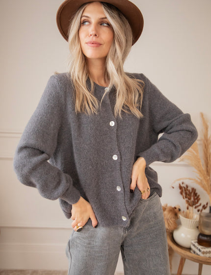 Zaya Dark Grey - Cardigan