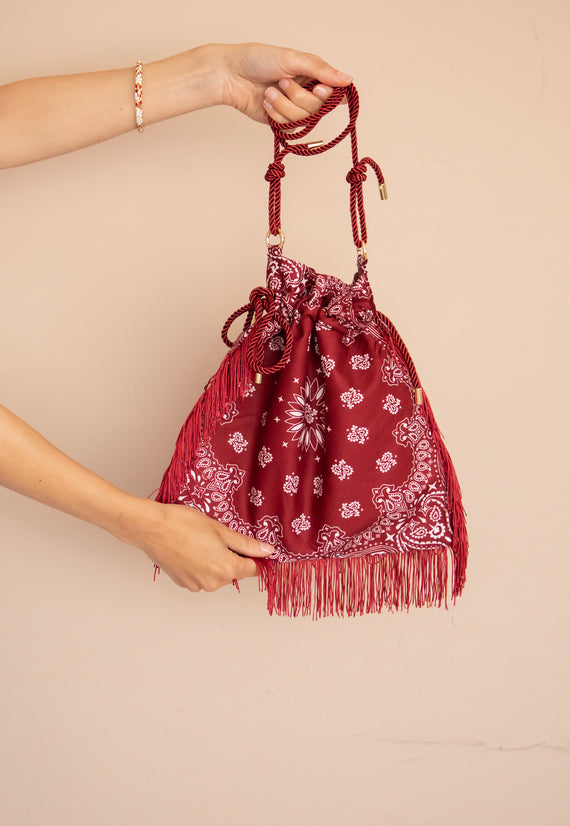 Bandana Bag Bordeaux - Handbag