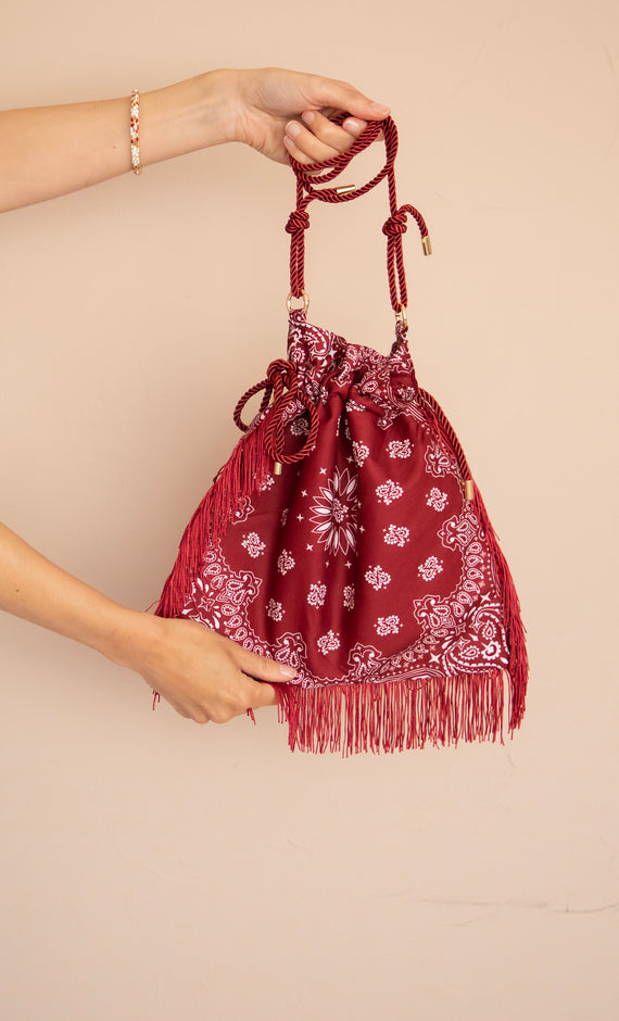 Bandana Bag Bordeaux - Handtas