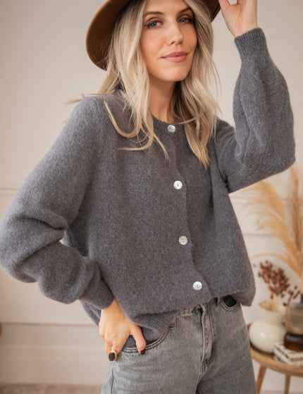 Zaya Dark Grey - Cardigan