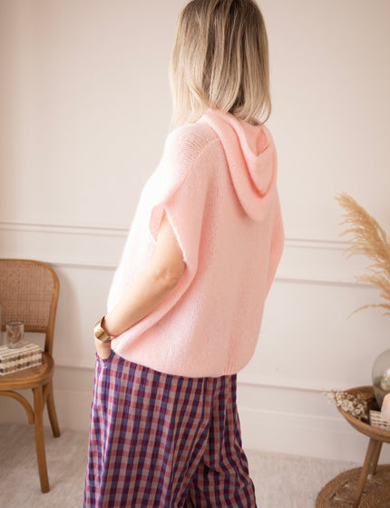Sleeveless Ease Baby Pink - Sweater