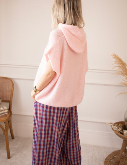 Sleeveless Ease Baby Pink - Sweater